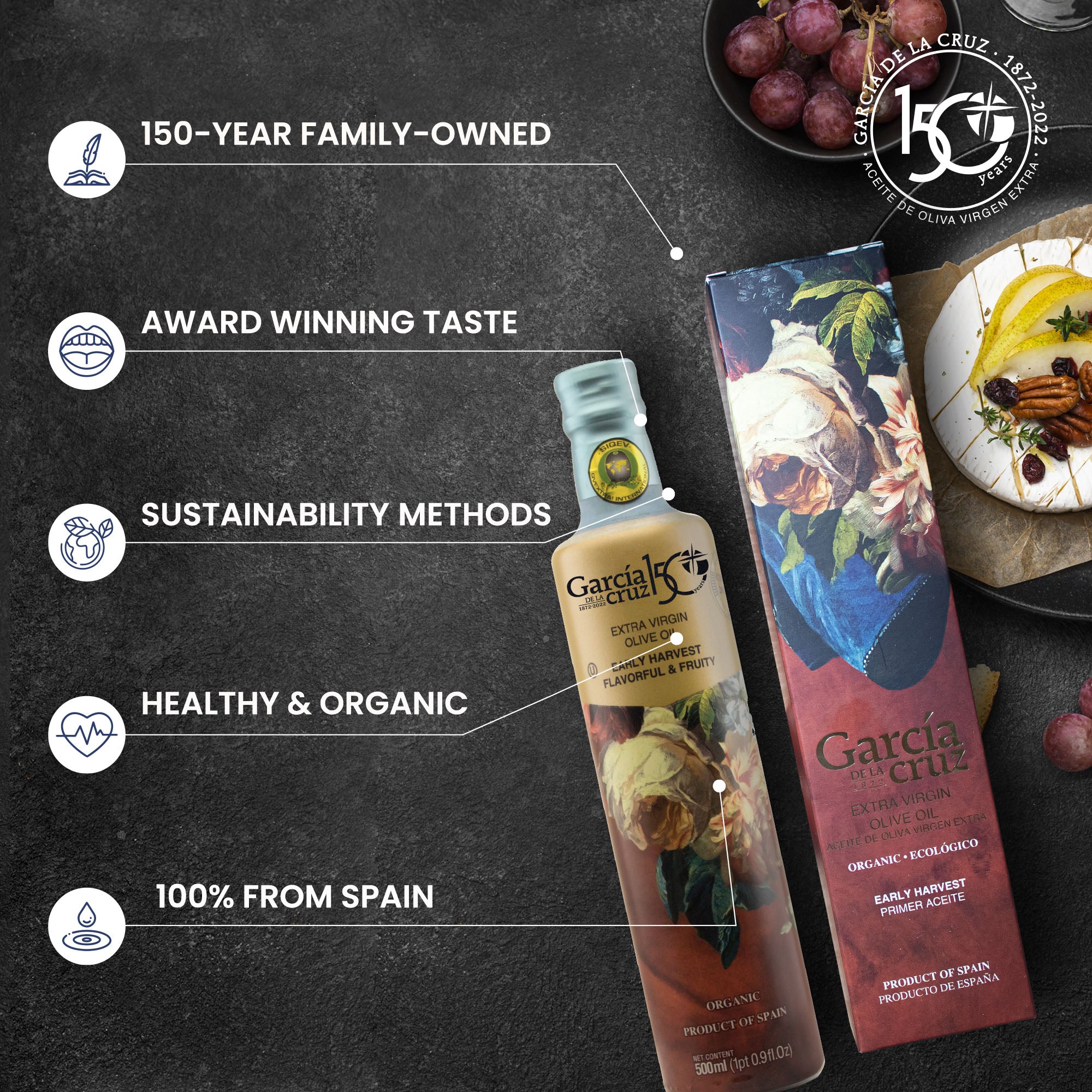 Early Harvest 2020 - Organic Extra Virgin Olive Oil - Spain