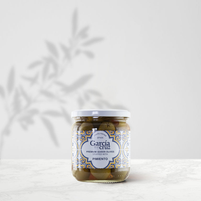 Pimiento Stuffed Olives - García de la Cruz Olive Oil