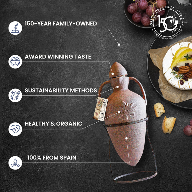 One-Of-A Kind Amphora - Early Harvest - García de la Cruz Olive Oil