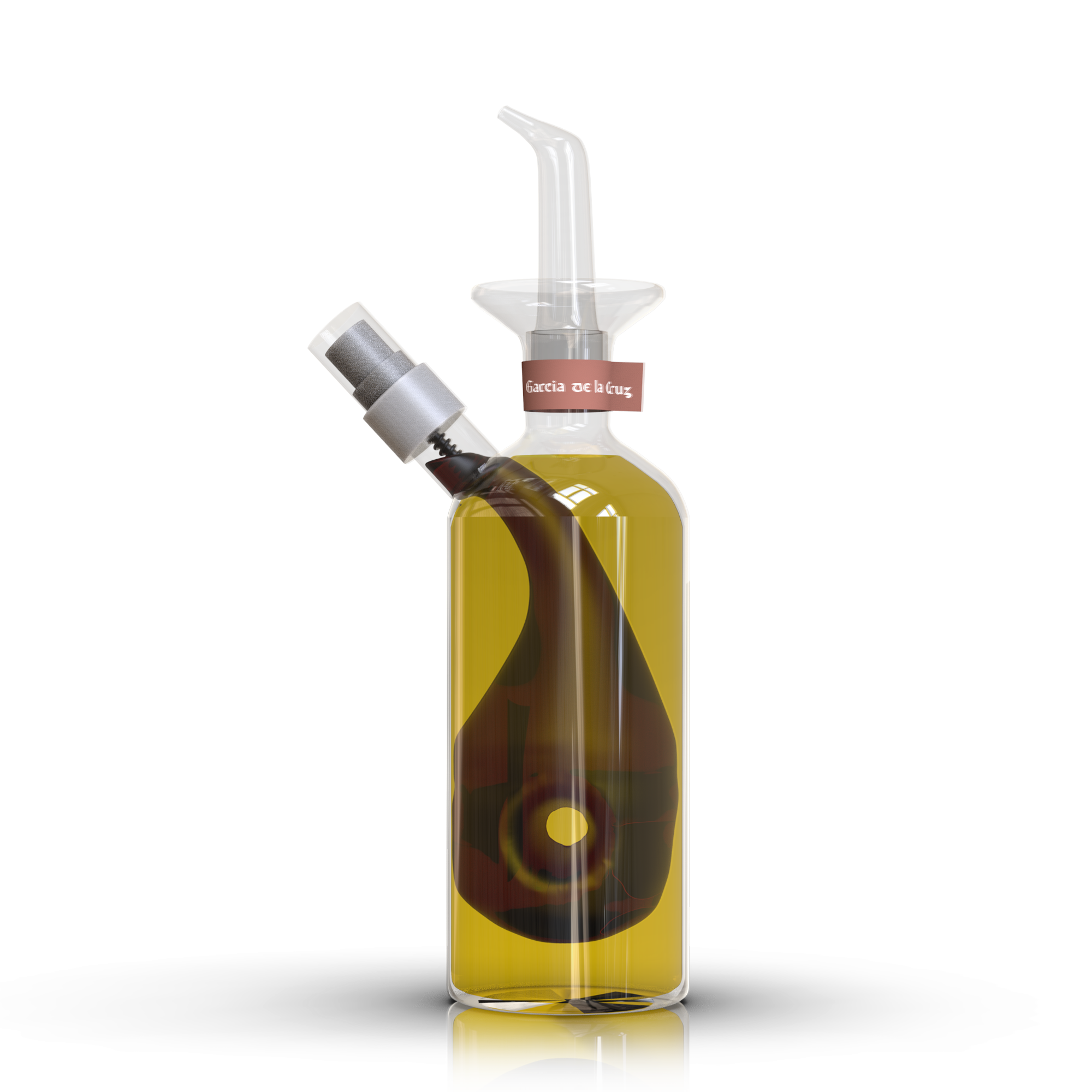 Hand Blown Glass Cruet - Early Harvest