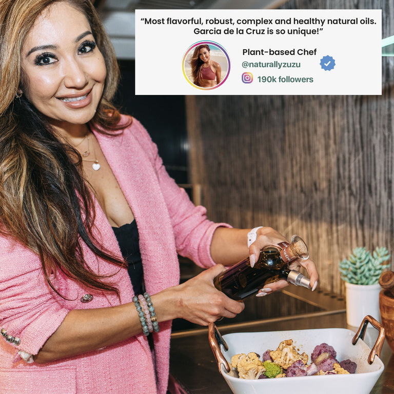 Hand Blown Glass Cruet - Early Harvest - García de la Cruz Olive Oil