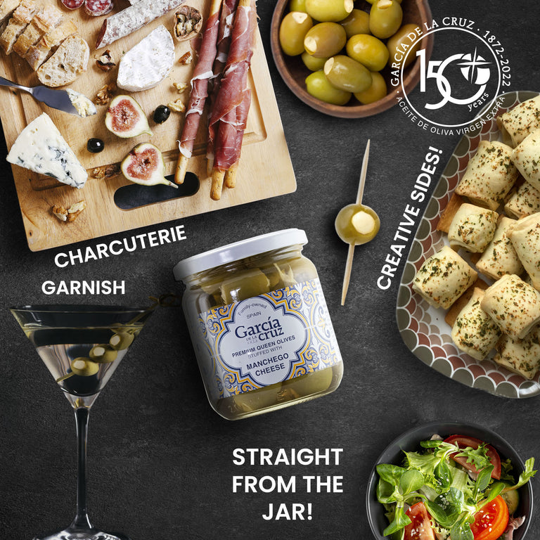 Manchego Cheese Stuffed Olives - García de la Cruz Olive Oil