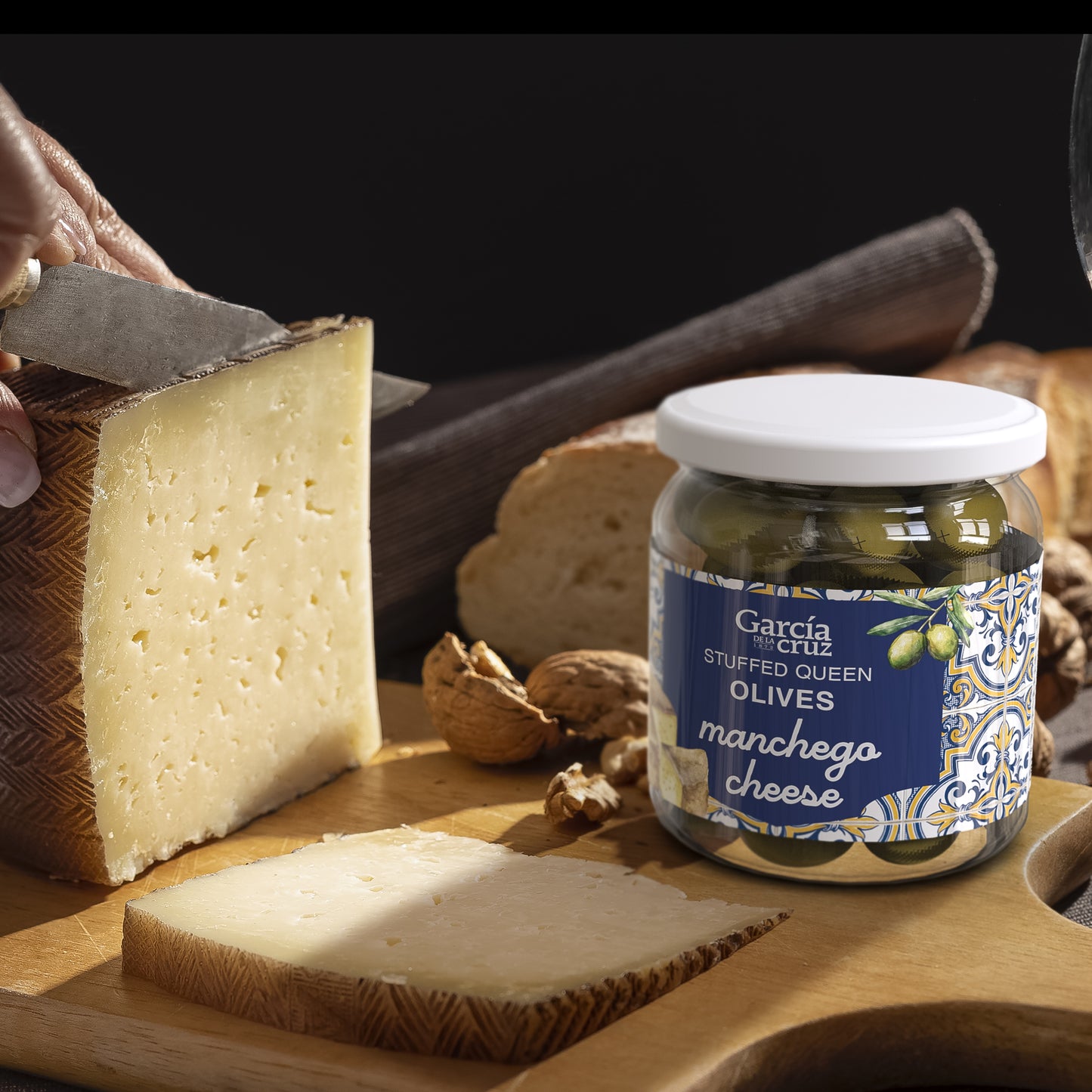 
                  
                    Manchego Cheese Stuffed Olives
                  
                