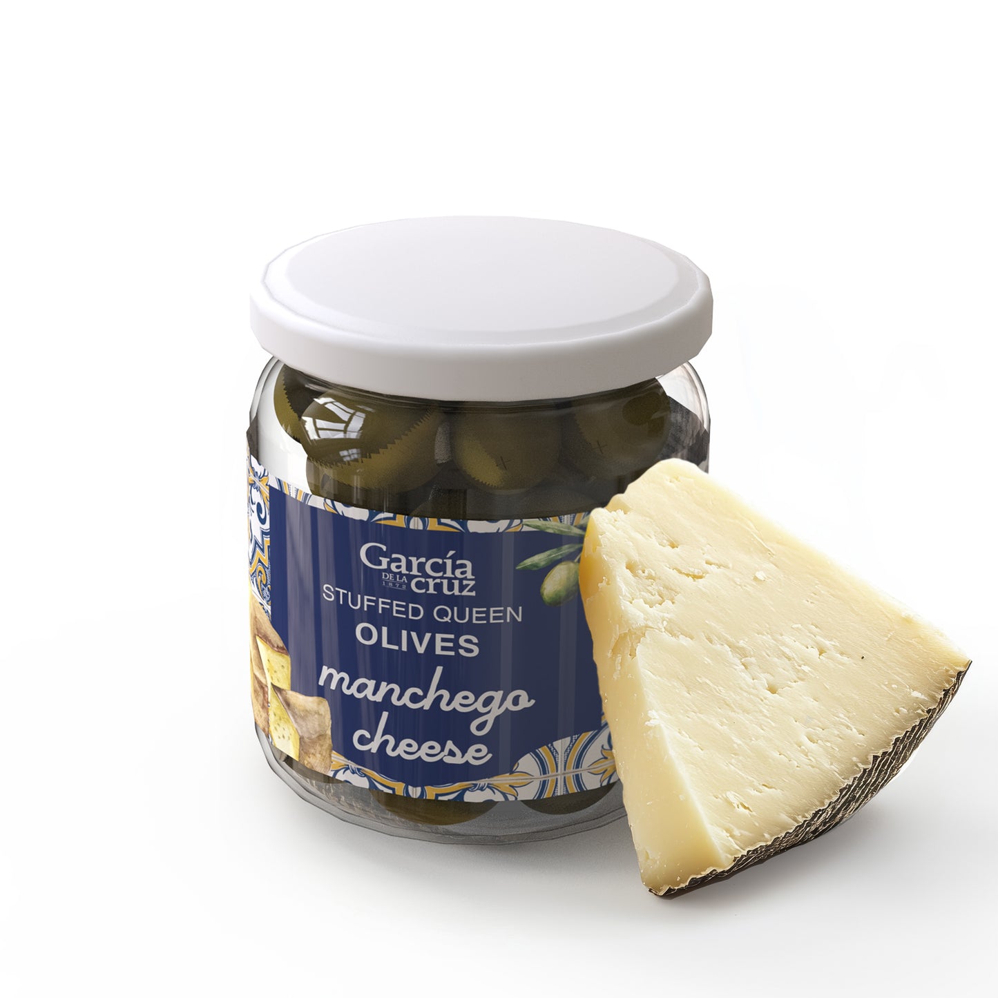 
                  
                    Manchego Cheese Stuffed Olives
                  
                